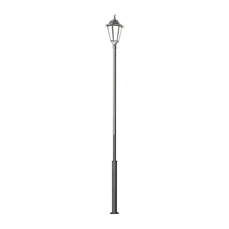 Stalp de iluminat pentru exterior realizat din otel galvanizat si bec LED -A4031 [1]