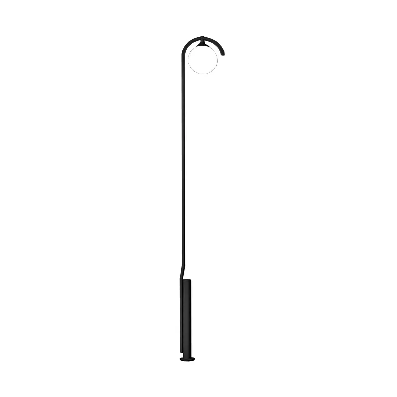 Stalp de iluminat pentru exterior realizat din otel galvanizat si bec LED - A4035 [1]