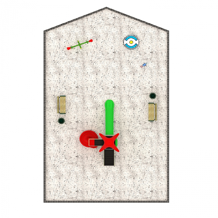 01OJ Oferta speciala 1 Echipament loc de joaca 1 Carusel 1 Figurina 1 Balansoar 2 Banci 2 Cosuri de gunoi [3]
