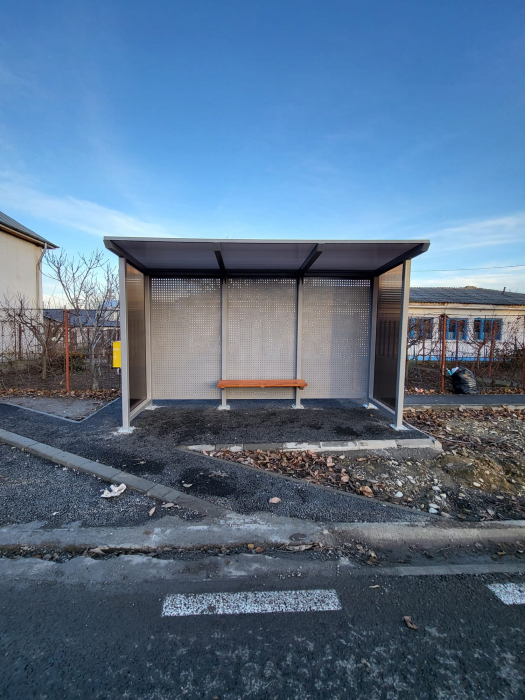 YAPRAK Policarbonat Mobilier urban stradal Statii de autobuz din metal vopsit [11]