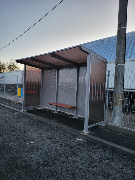 YAPRAK Policarbonat Mobilier urban stradal Statii de autobuz din metal vopsit [3]