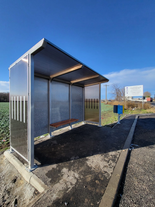 YAPRAK Policarbonat Mobilier urban stradal Statii de autobuz din metal vopsit [10]