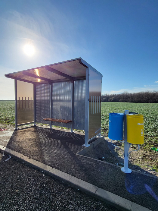 YAPRAK Policarbonat Mobilier urban stradal Statii de autobuz din metal vopsit [6]