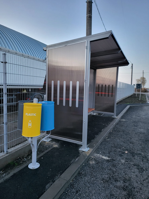 YAPRAK Policarbonat Mobilier urban stradal Statii de autobuz din metal vopsit [4]