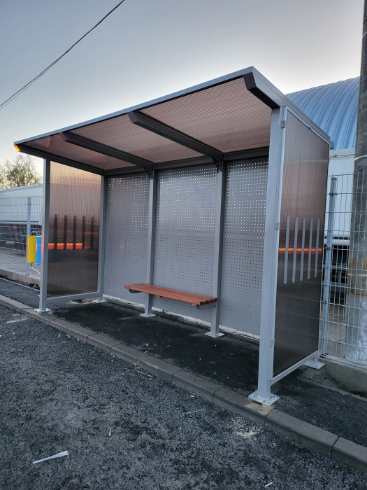 YAPRAK Policarbonat Mobilier urban stradal Statii de autobuz din metal vopsit [2]
