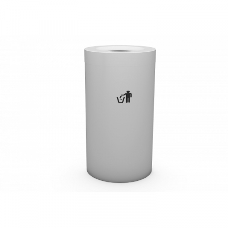 Mobilier Urban - Cos de gunoi din inox pentru exterior - 02CK