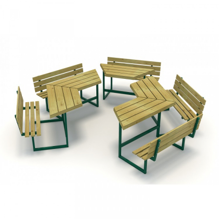 Mese picnic - 04PM Mobilier urban stradal Masa picnic parc
