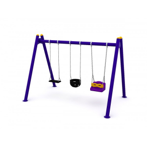 Ansamblu cu 3 leagane pentru copii 2 - 10 ani - 126OE [2]