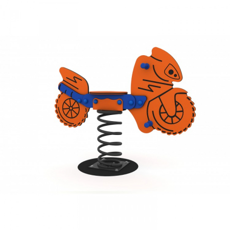 Figurine pe arc - Balansoar pe arc in forma de motocicleta pentru gradinita  - 149OE