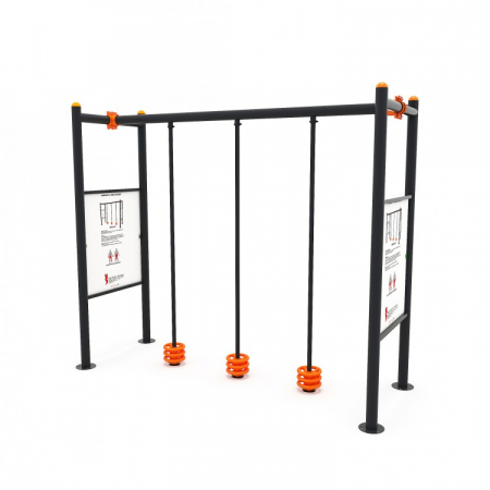 Seturi aparate de fitness exterior - 155FT Statie antrenamente fitness in aer liber pentru exercitii fizice complexe