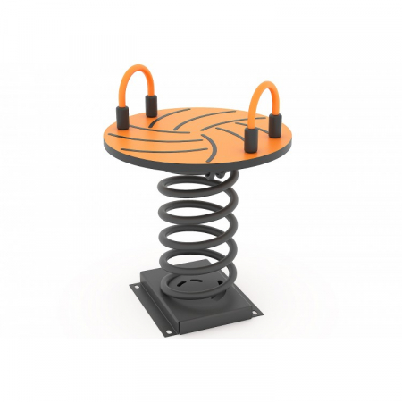 Figurine pe arc - Balansoar pe arc in forma de minge cu manere pentru copii mici - 162OE