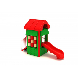 Casuta cu tobogan pentru bebe ideal pentru gradinita si parc - 179M [1]