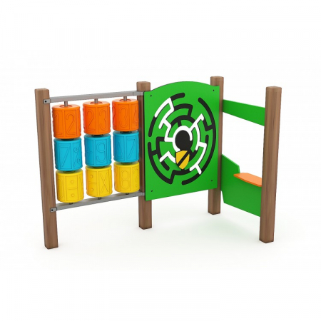 Panouri interactive educationale - Ansamblu de panouri interactive cu puzzle si numaratoare - 186OE