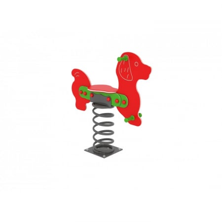 Figurine pe arc - Balansoar pe arc in forma de catelus pentru loc de joaca - 18OE