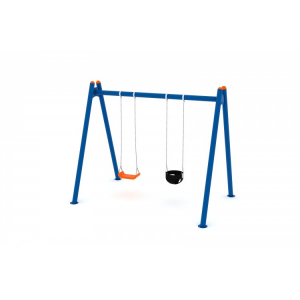 Leagan pentru copii cu stuctura din metal pentru loc de joaca - 28OE [1]