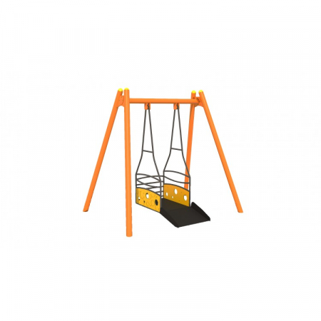 Echipamente locuri de joaca de EXTERIOR - Leagan de exterior pentru copii cu dizabilitati (scaun cu rotile) 35EG