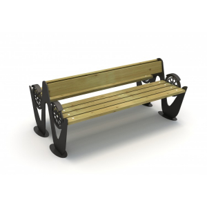 Banci de lemn exterior - 36B Mobilier urban stradal Banca exterior parc