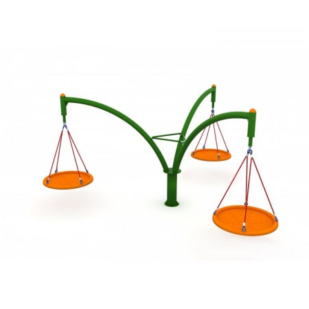 Produse profesionale de mobilier urban - Carusel rotativ tip cuib pentru loc de joaca - 46OE