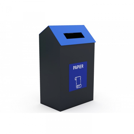 Cosuri de gunoi - Cos de gunoi metalic pentru reciclarea hartiei - 54CK