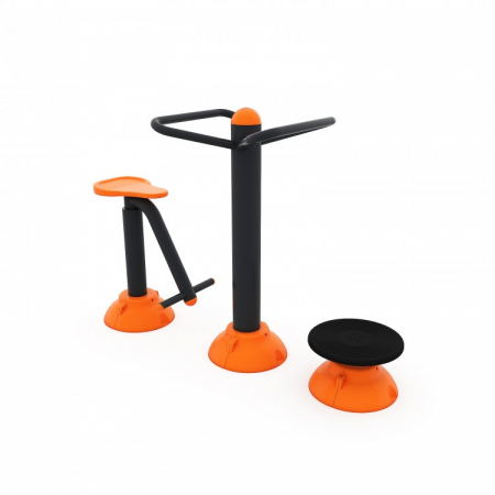 Seturi aparate de fitness exterior - Echipament fitness exterior pentru abdomen / picioare 56FT