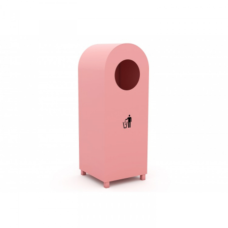 Mobilier Urban - Cos de gunoi pentru parc, realizat din metal - 69CK