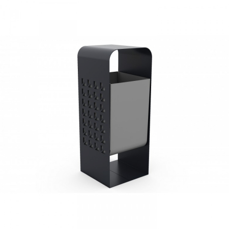 Mobilier Urban - Cos de gunoi stradal sau pentru parc, realizat din metal - 80CK