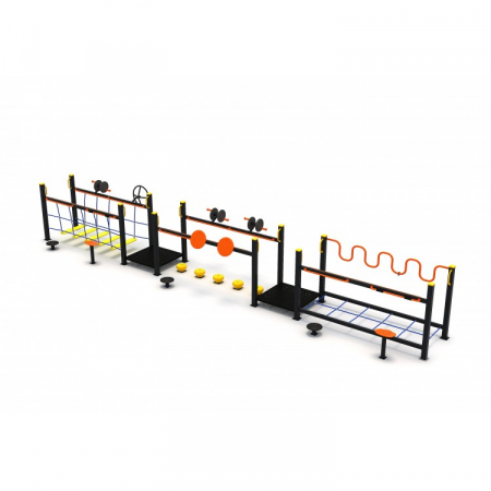 Produse profesionale de mobilier urban - Ansamblu Echipamente fitness exterior Fit&Safe 95FT