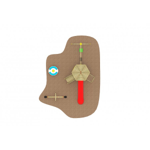 12 Oferta speciala Echipament loc de joaca din lemn Scara Tobogan 2 Cataratoare Balansoar Carusel si Leagan [2]