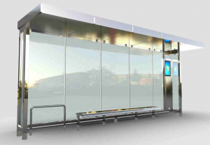 Statii de autobuz - KUZGUN Mobilier urban stradal Statii de autobuz din otel inoxidabil