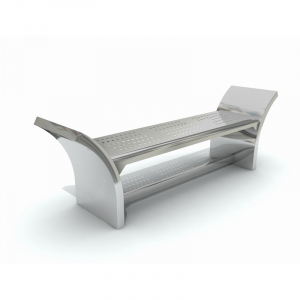 Mobilier Urban - MOB 344A Mobilier urban stradal parc Banca din metal inoxidabil