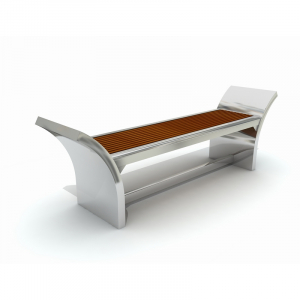 Mobilier Urban - MOB 344B Mobilier urban stradal parc Banca din metal inoxidabil