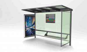 Statii de autobuz - SARDUNYA Mobilier urban stradal Statii de autobuz din metal vopsit