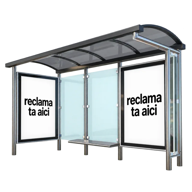 Statii de autobuz - Adapost statie de autobuz din otel inoxidabil - REYHAN