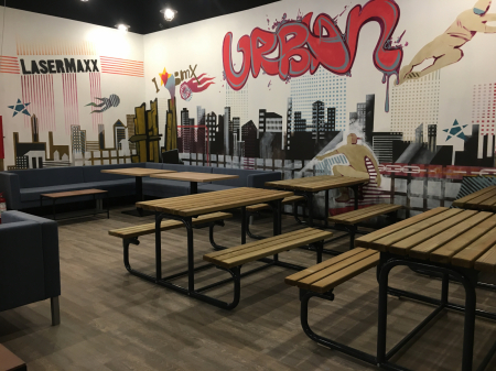 Amenajare banci picnic mobilier urban Lasermaxx - Bucuresti [6]