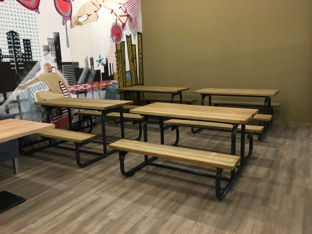 Amenajare banci picnic mobilier urban Lasermaxx - Bucuresti [1]