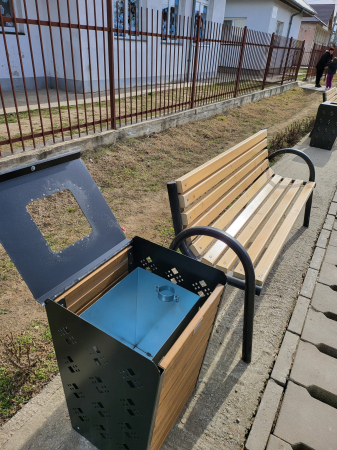 Amenajare mobilier urban banci si cosuri de gunoi Fundeni - CL [2]
