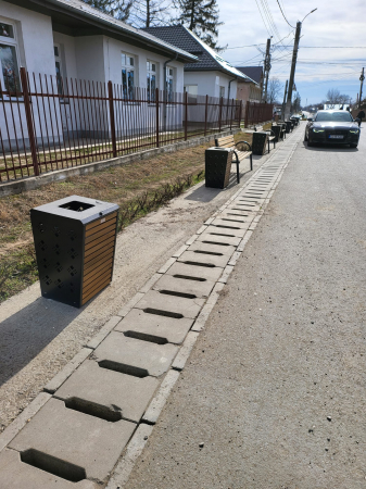 Amenajare mobilier urban banci si cosuri de gunoi Fundeni - CL [6]