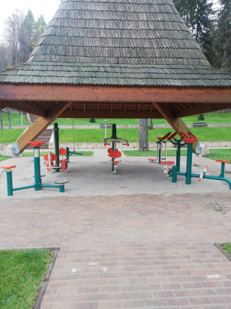 Portofoliu - Amenajare parc echipamente fitness - Olanesti, VL