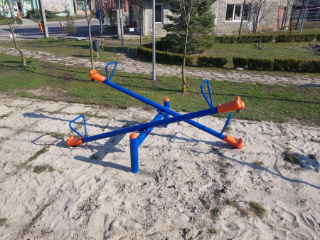 Balansoar metalic dublu pentru copii - 12OE [1]