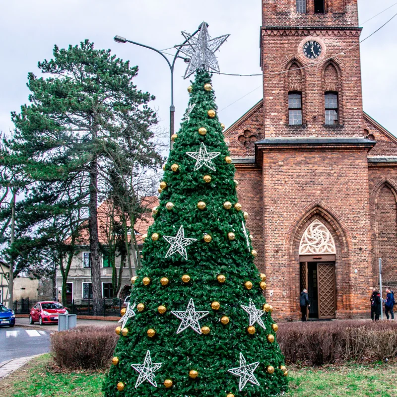 Mobilier Urban - Brad artificial pentru exterior din fibra de sticla - Terra Christmas
