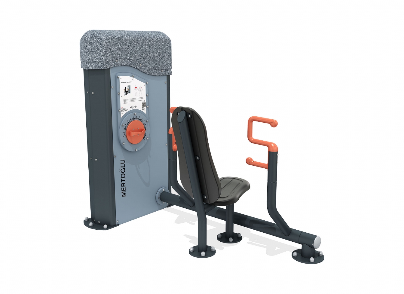 Aparate fitness maini - Echipament de fitness cu forță selectorizată MGN-2001