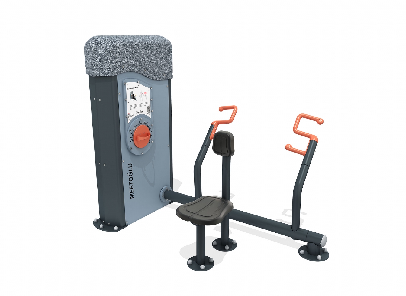 Aparate fitness maini - Echipament de fitness cu forță selectorizată MGN-2002