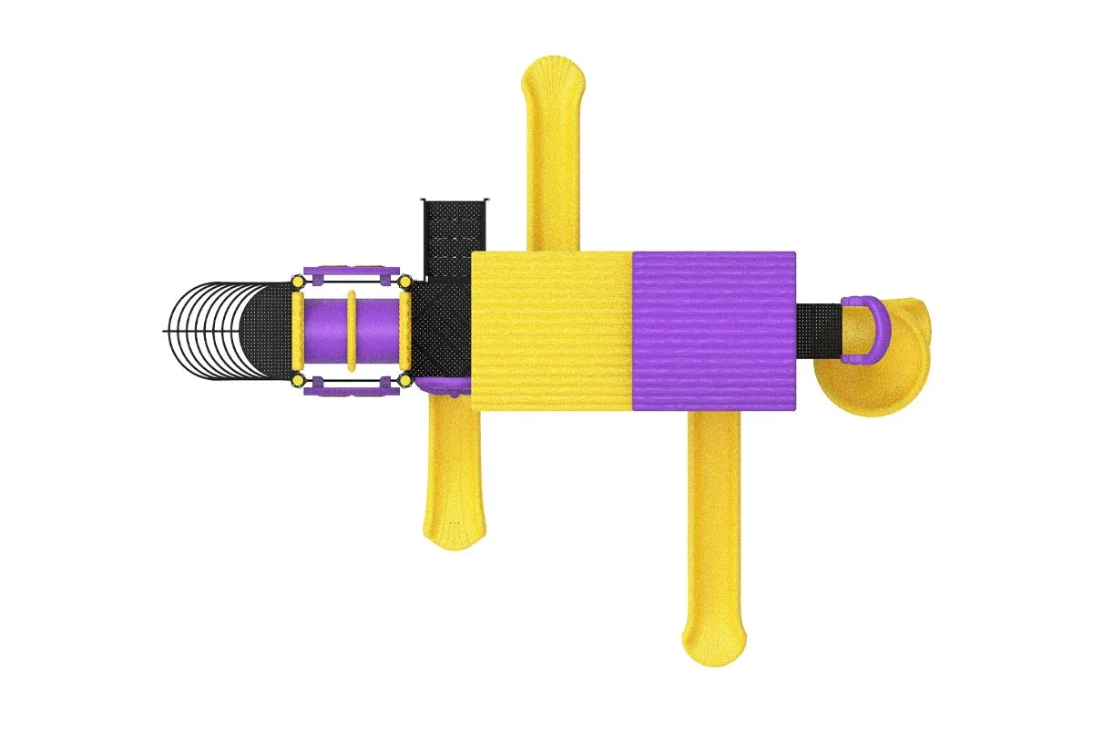 Echipament loc de joaca tip trenulet pentru copii - PS-T05 [2]