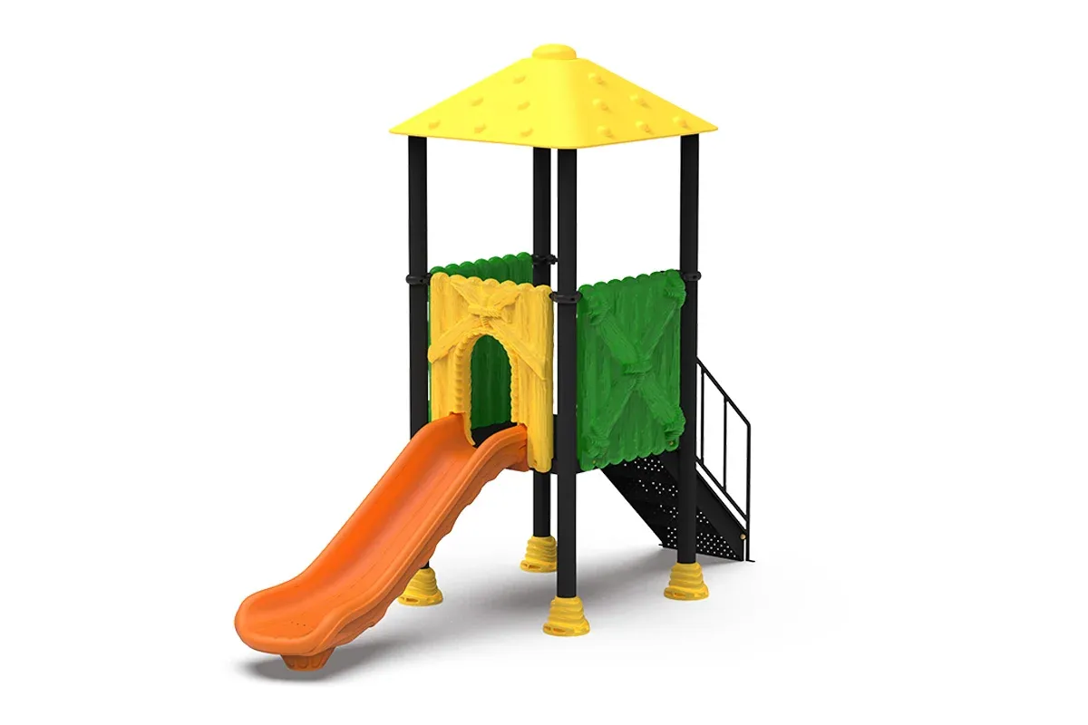 Echipamente din METAL pentru loc de joaca - Echipament pentru terenuri de joacă tip casută - PS-E01