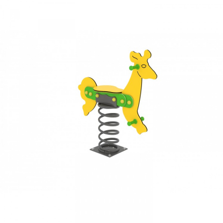 Echipamente locuri de joaca de EXTERIOR - Figurina pe arc pentru locul de joaca in forma de caprioara - 23OE