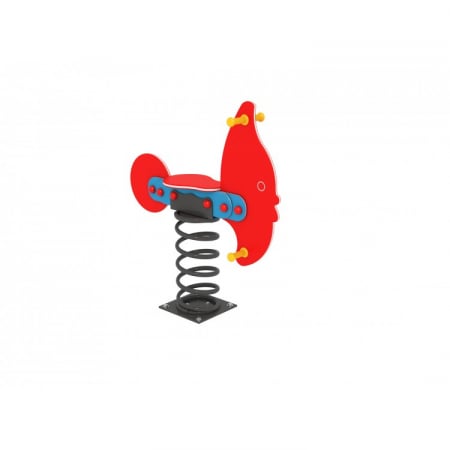 Figurine pe arc - Balansoar pe arc in forma de peste pentru loc de joaca gradinita 15OE