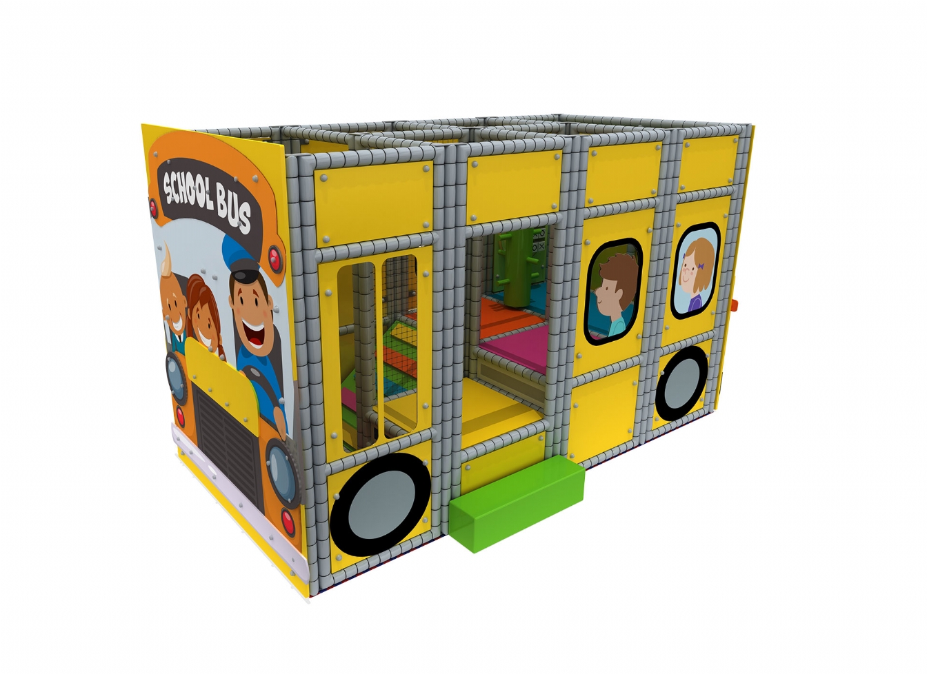 ELEMENTE loc joaca interior - Loc de joca interior cu cataratoare si activitati  - Mim-3003