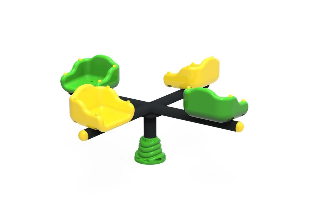 ELEMENTE & FIGURINE terenuri de joaca - Carusel rotativ multicolor pentru loc de joaca la exterior - PC-08 ECO