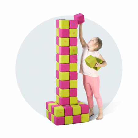 Set loc de joaca din bureti modulari si magnetici - JOLLY [4]