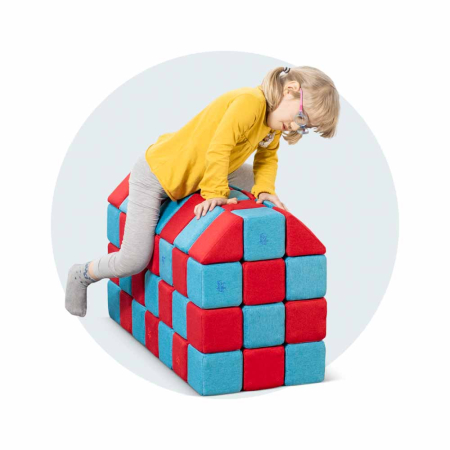 Set loc de joaca din bureti modulari si magnetici - JOLLY [2]